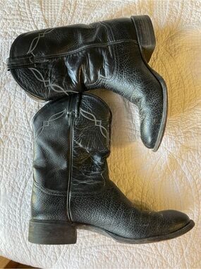 Tony Lama Black Cowboy Boots